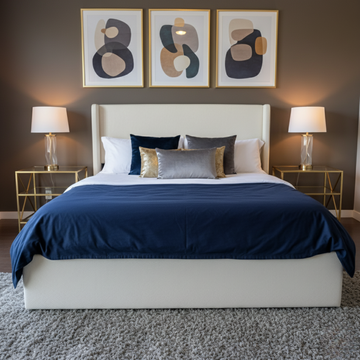 Aqua Storage Bed - Cream