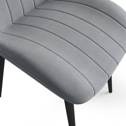 Sabine Chrome & Livia - Dining Set