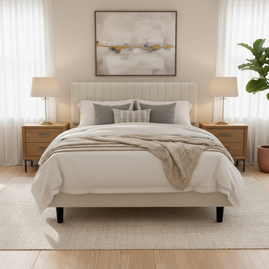 Terra Bed - Ivory