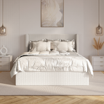 Aqua Storage Bed - Cream
