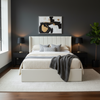 Ventus Storage Bed - Ivory