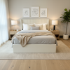 Ventus Storage Bed - Ivory
