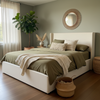 Aqua Storage Bed - Cream