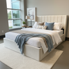Ventus Storage Bed - Ivory