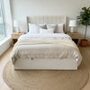 Ventus Storage Bed - Ivory