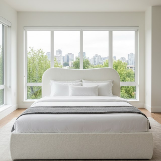 Haven Storage Bed - Cream Boucle