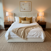 Ventus Storage Bed - Ivory