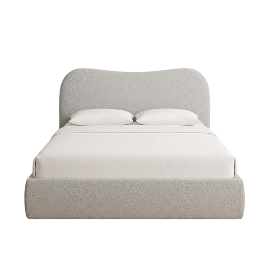 Haven Storage Bed - Grey Boucle