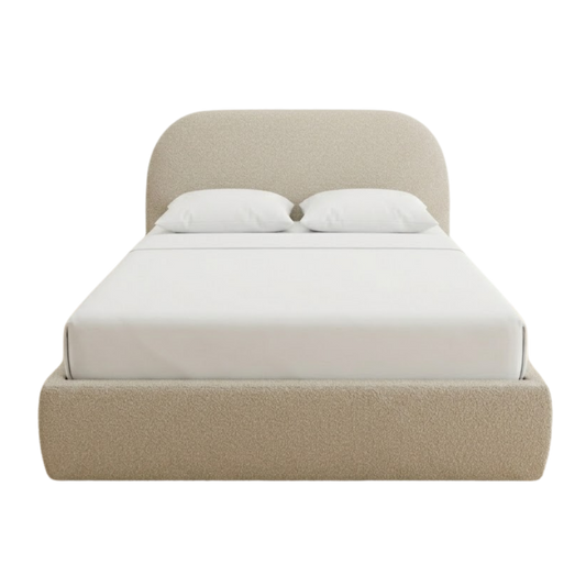 Luna Storage Bed - Beige Boucle