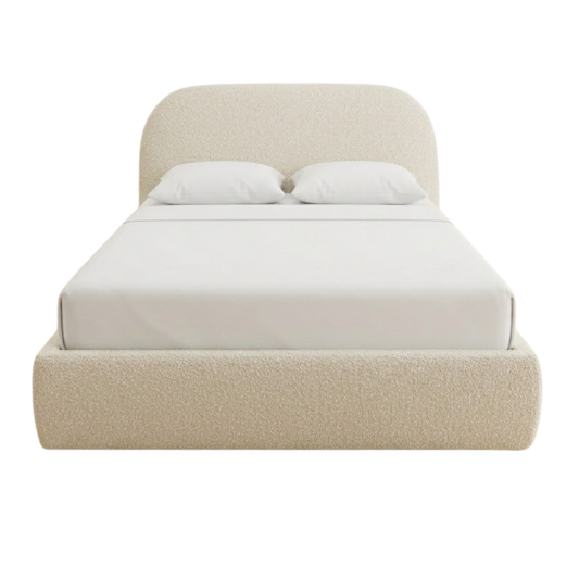 Luna Storage Bed - Cream Boucle