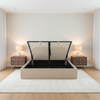 Luna Storage Bed - Beige Boucle