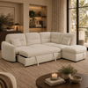 Milan Sofa Bed - Ivory