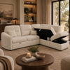 Milan Sofa Bed - Ivory