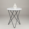 Mira Side Table - White