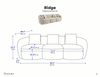 Ridge Sofa - Beige