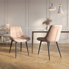 Sabine Chrome & Rusty - Dining Set