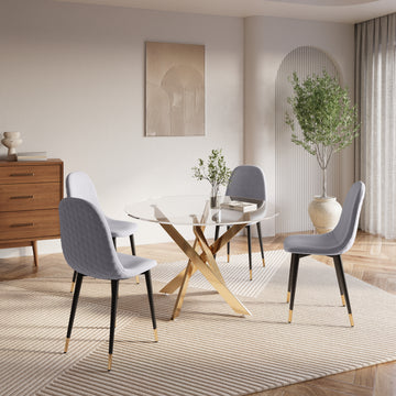 Sabine Gold & Elena - Dining Set