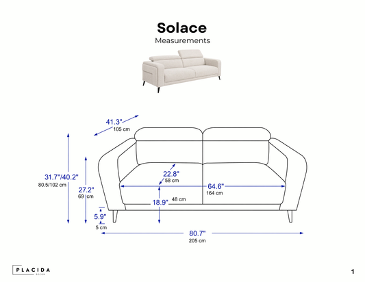 Solace Sofa - Cream